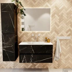 MONDIAZ VICA 90cm Badmeubel Onderkast Marquina 2 Lades. Wastafel CLOUD Midden 1 Kraangat, Kleur Talc Met Spiegel LED. 12 MONDIAZ VICA 90cm Badmeubel Onderkast Marquina 2 Lades. Wastafel CLOUD Midden 1 Kraangat, Kleur Talc Met Spiegel LED. -Zalig Baden Verkoopwinkel badkamermeubel vica marquina cloud talc set1 0008