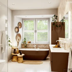 MONDIAZ VICA 200cm Badmeubel Onderkast Rust 4 Lades. Wastafel CLOUD Dubbel 2 Kraangaten, Kleur Talc. -Zalig Baden Verkoopwinkel badkamermeubel vica rust cloud talc set3 0104