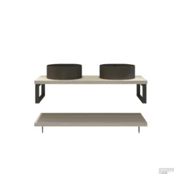 Badkamermeubelset BWS Eiken Massief Hout Bovenblad Zonder Boomschors 140 Cm Wit -Zalig Baden Verkoopwinkel badkamermeubelset bws eiken massief hout bovenblad zonder boomschors 140 cm wit shop