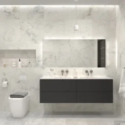 Badkamermeubelset Gliss Zeus 200 Cm Mat Zwart