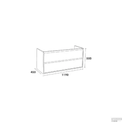 Badkamermeubelset New Future 120cm Incl 1 Sifon Uitsparing Hoogglans Zwart -Zalig Baden Verkoopwinkel badkamermeubelset new future 120cm incl 1 sifon uitsparing tech 6