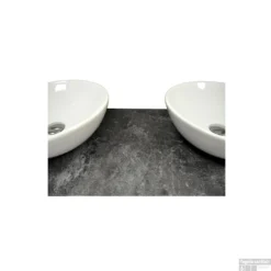 Badkamermeubelset Sanicare Q12 2 Laden Grey-Wood (spiegel Optioneel) -Zalig Baden Verkoopwinkel badkamermeubelset sanicare q12 2 laden truffel detail1 1