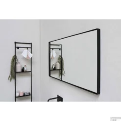 Badkamerspiegel BWS Salt 120x60 Cm Zwart