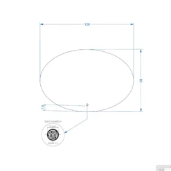 Gliss Badkamerspiegel Oval | Met LED Verlichting (Alle Maten) -Zalig Baden Verkoopwinkel badkamerspiegel gliss oval led verlichting alle maten tech1