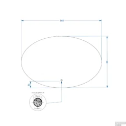 Gliss Badkamerspiegel Oval | Met LED Verlichting (Alle Maten) -Zalig Baden Verkoopwinkel badkamerspiegel gliss oval led verlichting alle maten tech2