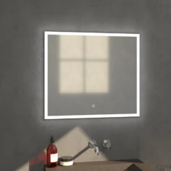 Badkamerspiegel Met LED Verlichting Sanitop Edge 80x70x3 Cm