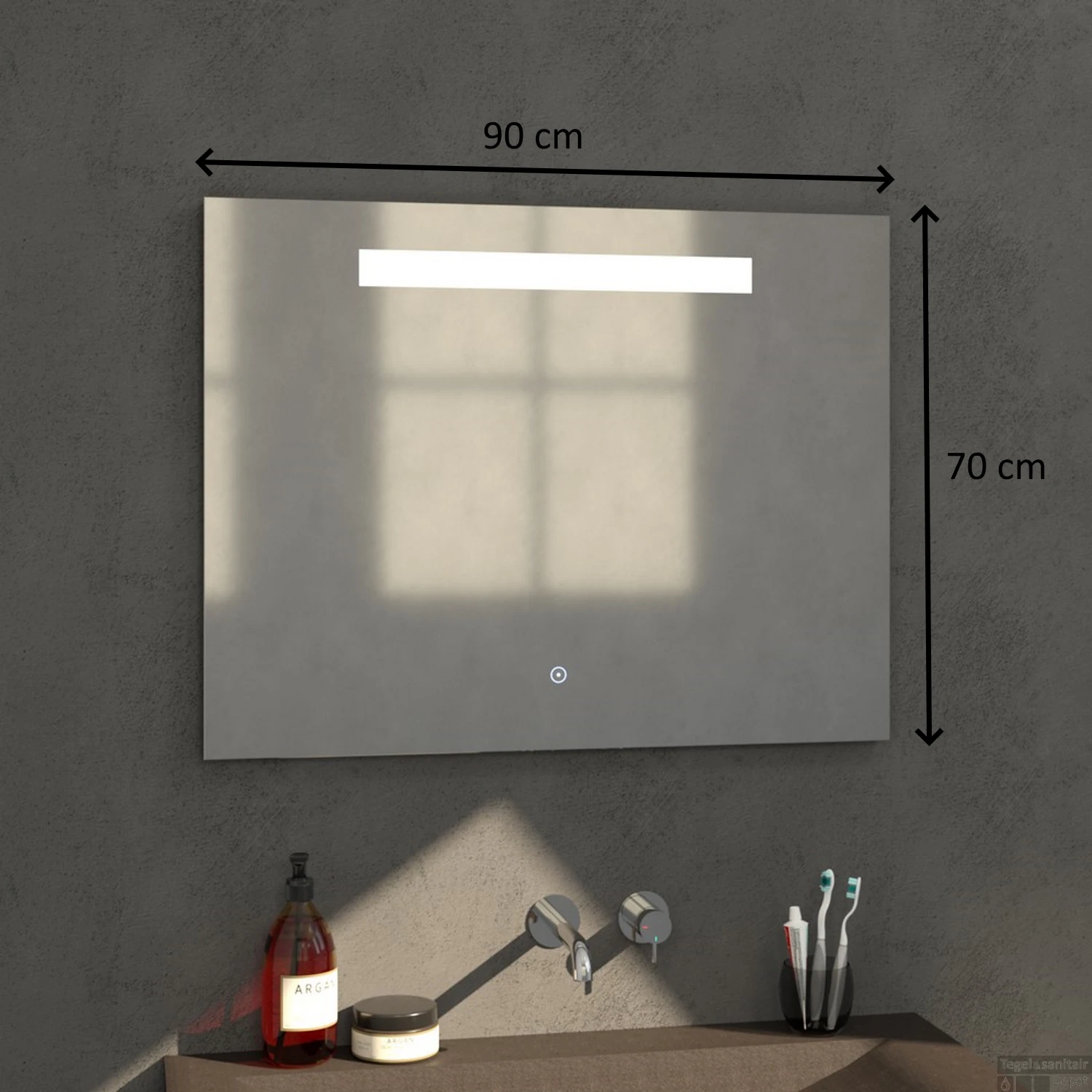 Spiegel 90 Light 900x700 2 Spiegel 90 Light 900x700 - Afbeelding 2