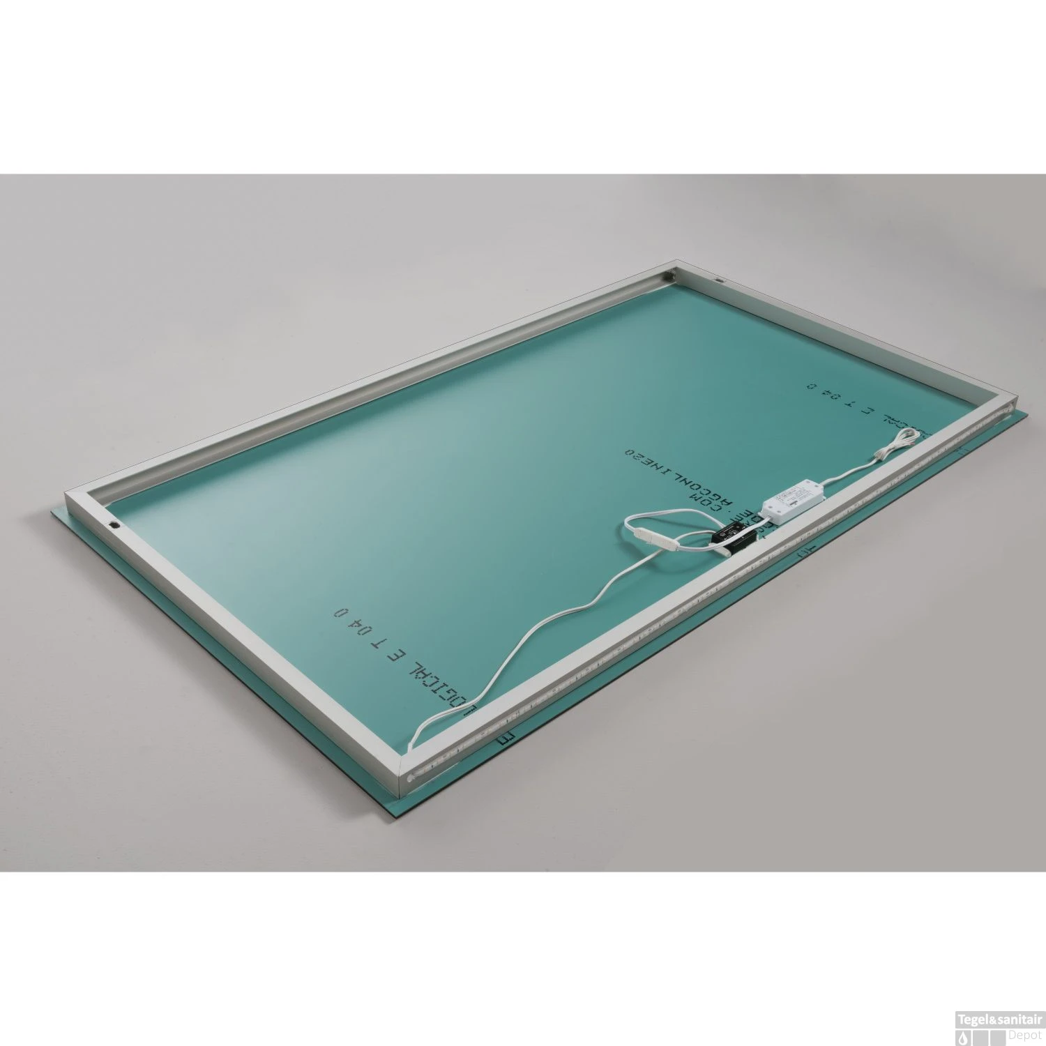 Badkamerspiegel Xenz Garda 70x70cm Met Ledverlichting Boven- En Onderzijde 3 Badkamerspiegel Xenz Garda 70x70cm Met Ledverlichting Boven- En Onderzijde - Afbeelding 3