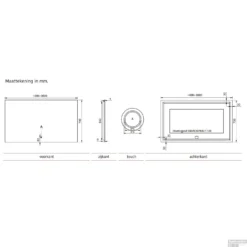 Badkamerspiegel Xenz Garda 70x70cm Met Ledverlichting Boven- En Onderzijde 7 Badkamerspiegel Xenz Garda 70x70cm Met Ledverlichting Boven- En Onderzijde -Zalig Baden Verkoopwinkel badkamerspiegel xenz garda met ledverlichting tech 1