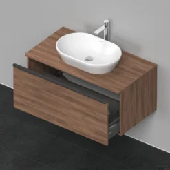 Badmeubel Duravit D-Neo Wand 100x55x45.9 Cm Mat Noten -Zalig Baden Verkoopwinkel badmeubel duravit d neo wand 1000x550x459 mm mat noten 5