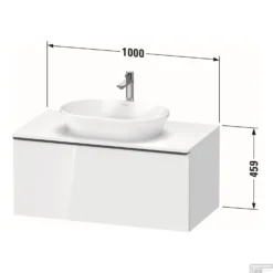Badmeubel Duravit D-Neo Wand 100x55x45.9 Cm Mat Noten -Zalig Baden Verkoopwinkel badmeubel duravit d neo wand 1000x550x459 mm mat noten tech