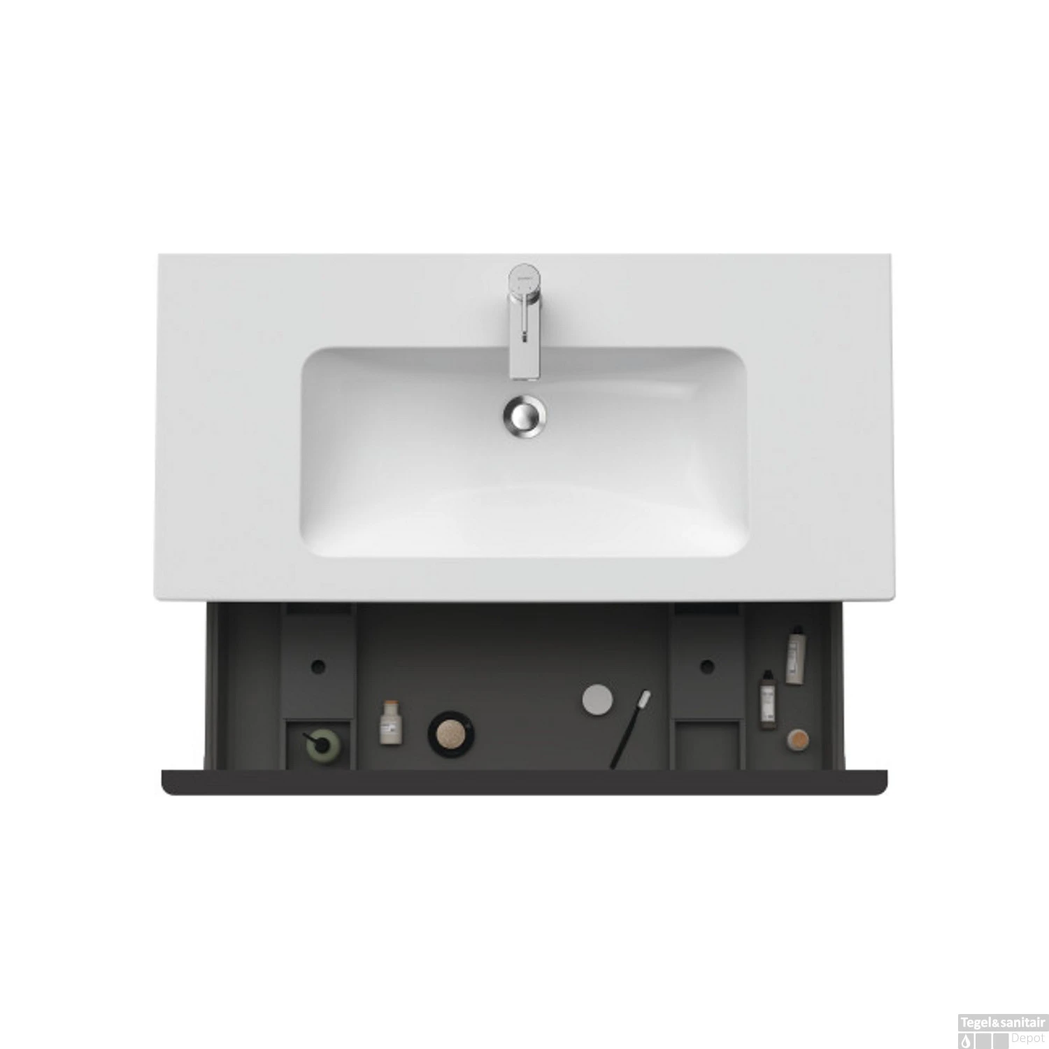 Badmeubel Duravit D-Neo Wand 101x46.2x44 Cm Mat Linnen 5 Badmeubel Duravit D-Neo Wand 101x46.2x44 Cm Mat Linnen - Afbeelding 5