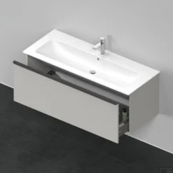 Badmeubel Duravit D-Neo Wand 121x46.2x44 Cm Mat Betongrijs -Zalig Baden Verkoopwinkel badmeubel duravit d neo wand 1210x462x440 mm mat betongrijs 5