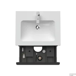 Badmeubel Duravit D-Neo Wand 61x46.2x62.5 Cm Mat Kastanje (Donker) -Zalig Baden Verkoopwinkel badmeubel duravit d neo wand 610x462x625 mm mat kastanje donker 3