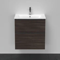 Badmeubel Duravit D-Neo Wand 61x46.2x62.5 Cm Mat Kastanje (Donker) -Zalig Baden Verkoopwinkel badmeubel duravit d neo wand 610x462x625 mm mat kastanje donker 4