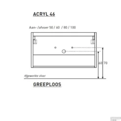Badkamermeubel Boss & Wessing Pepper Acryl Wastafel Zonder Kraangat 80x55x46 Cm Wit -Zalig Baden Verkoopwinkel badmeubelset boss wessing pepper acryl wastafel zonder kraangat 80x55x46 cm wit tech
