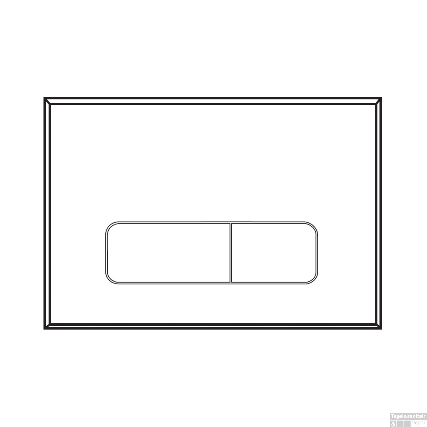 Bedieningsplaat StarBlueDisc Mocha 15 TBV Geberit UP100 UP320 UP300 UP700 UP720 Wit 3 Bedieningsplaat StarBlueDisc Mocha 15 TBV Geberit UP100 UP320 UP300 UP700 UP720 Wit - Afbeelding 3