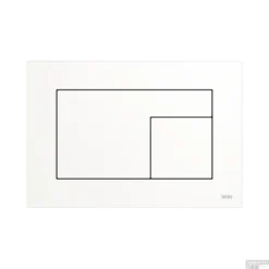 Bedieningsplaat TECE Velvet Met Duospoeltechniek Bianco Kos