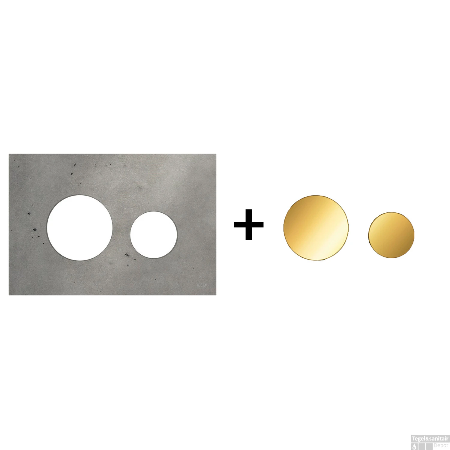 Drukplaat Front En Toetsen TECE Loop Voor WC-Bediening Beton 4 Drukplaat Front En Toetsen TECE Loop Voor WC-Bediening Beton - Afbeelding 4