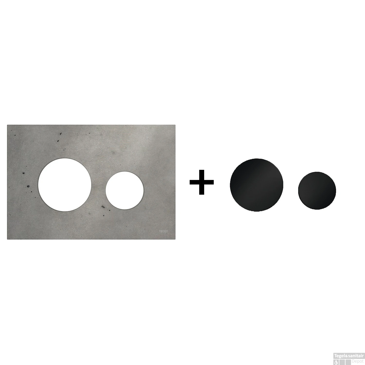 Drukplaat Front En Toetsen TECE Loop Voor WC-Bediening Beton 9 Drukplaat Front En Toetsen TECE Loop Voor WC-Bediening Beton - Afbeelding 9