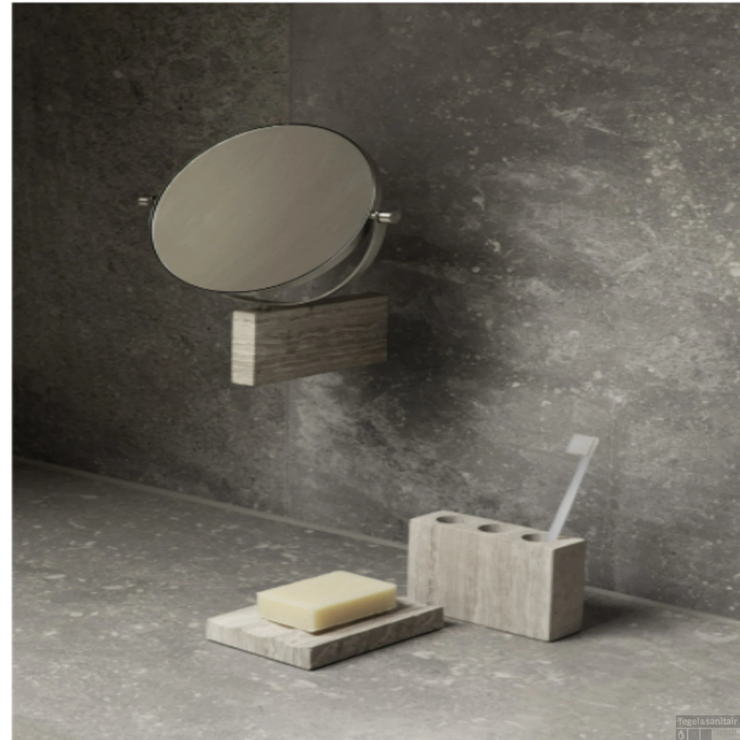 Wandspiegel Blomus Lamura Mourning Dove 4 Wandspiegel Blomus Lamura Mourning Dove - Afbeelding 4