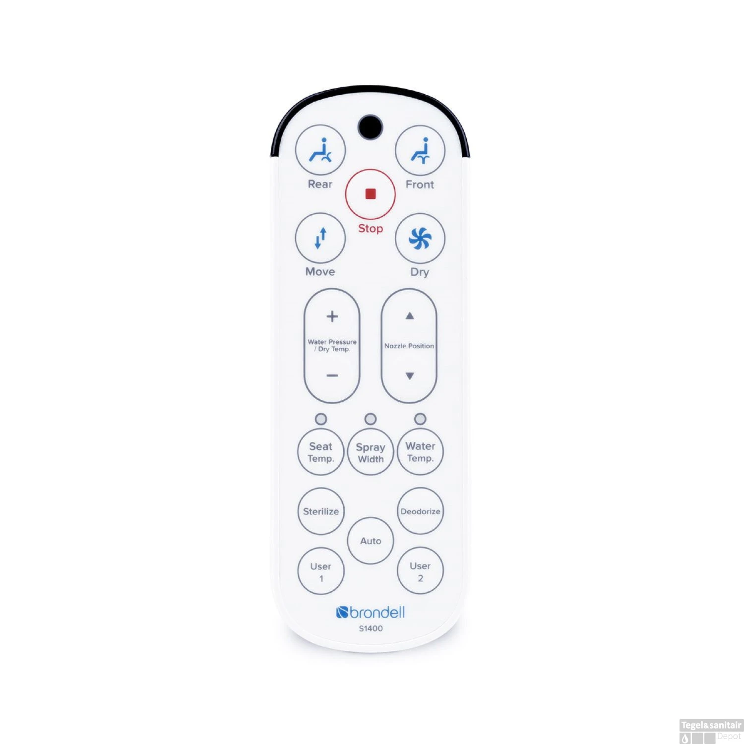 Douche WC Toiletzitting Brondell Swash 1400EU Ovaal 2 Douche WC Toiletzitting Brondell Swash 1400EU Ovaal - Afbeelding 2