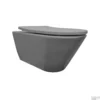 Wandcloset Met Toiletzitting Boss & Wessing Lia Rimless Mat Grijs