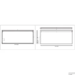 BWS Ambi Two LED Spiegel Dimbaar Condensvrij 140x60 Cm 5 BWS Ambi Two LED Spiegel Dimbaar Condensvrij 140x60 Cm -Zalig Baden Verkoopwinkel bws ambi ledspiegel dimbaar one condensvrij 140x60 cm tech