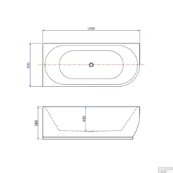 BWS Hoekbad Links | 180x80cm | Met Waste| Acryl Wit -Zalig Baden Verkoopwinkel bws hoekbad links 180x80 acryl wit met waste tech