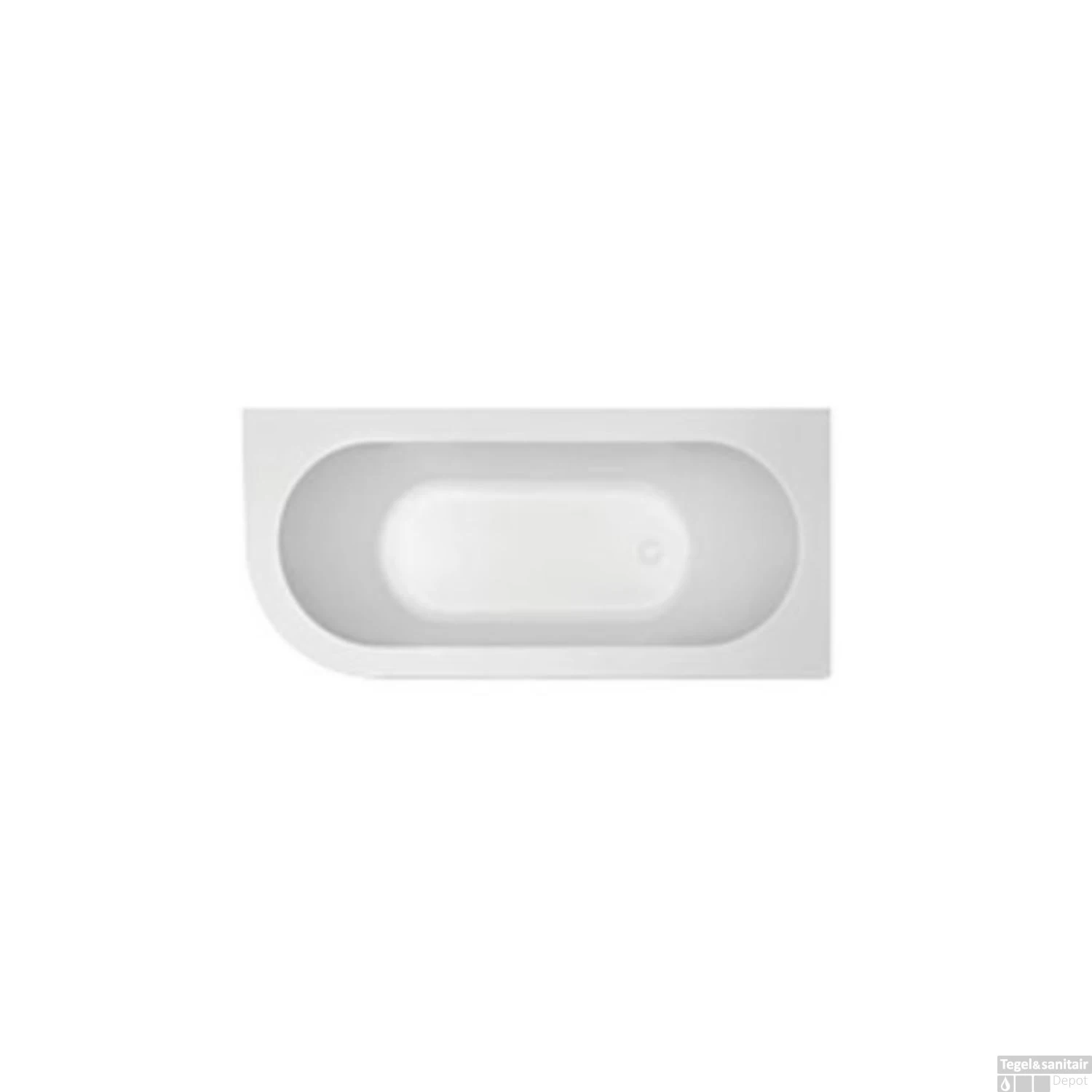 BWS Hoekbad Rechts | 180x80cm | Met Waste | Acryl Wit 2 BWS Hoekbad Rechts | 180x80cm | Met Waste | Acryl Wit - Afbeelding 2