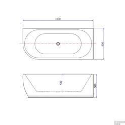 BWS Hoekbad Rechts | 180x80cm | Met Waste | Acryl Wit 5 BWS Hoekbad Rechts | 180x80cm | Met Waste | Acryl Wit -Zalig Baden Verkoopwinkel bws hoekbad rechts 180x80 acryl wit met waste tech