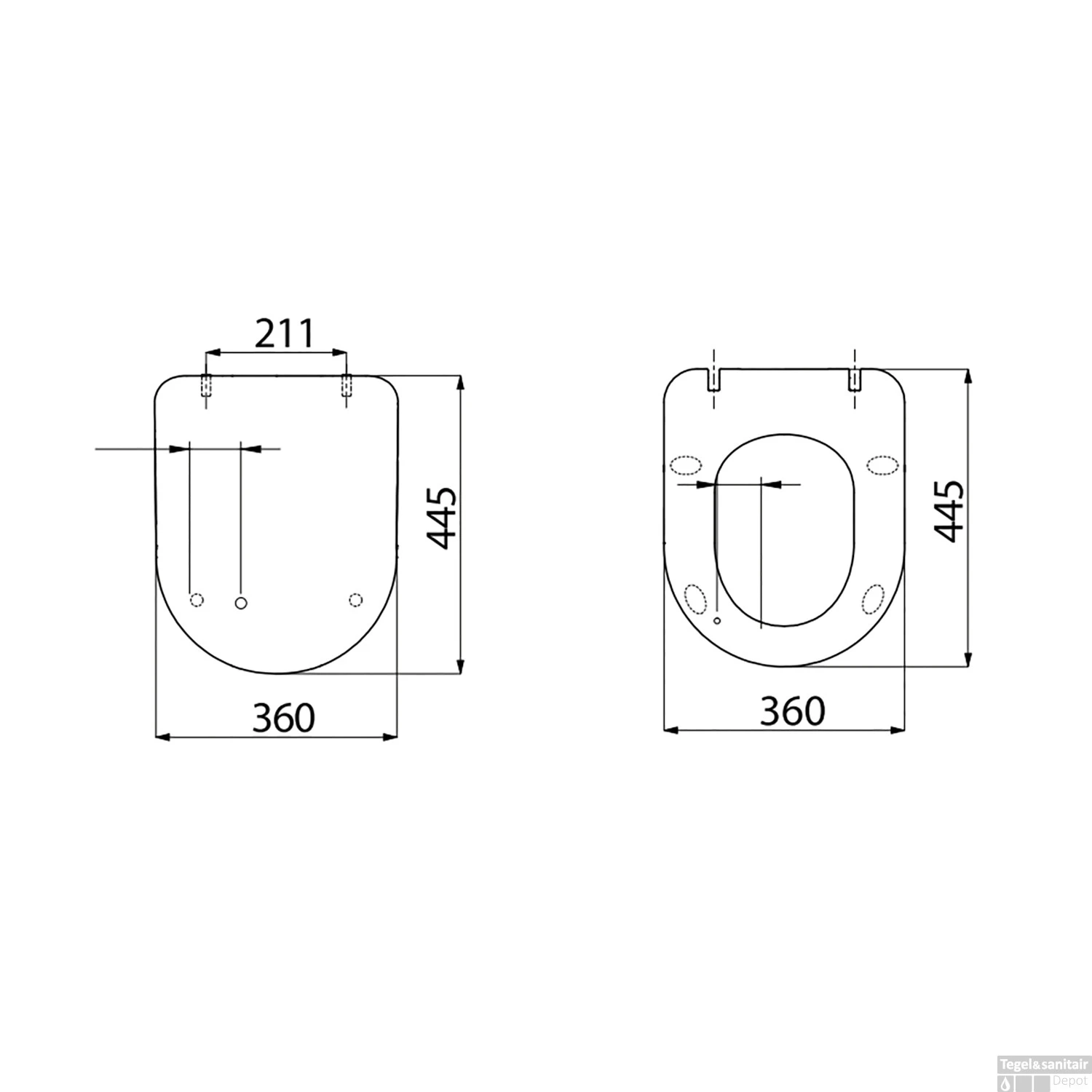 Closetzitting Boss & Wessing QuickRelease Softclose Mat Cappuccino 2 Closetzitting Boss & Wessing QuickRelease Softclose Mat Cappuccino - Afbeelding 2
