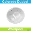 Ligbad Riho Colorado 180 X 180 Cm Balboa Whirlpool Systeem Dubbel