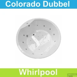 Ligbad Riho Colorado 180 X 180 Cm Balboa Whirlpool Systeem Dubbel