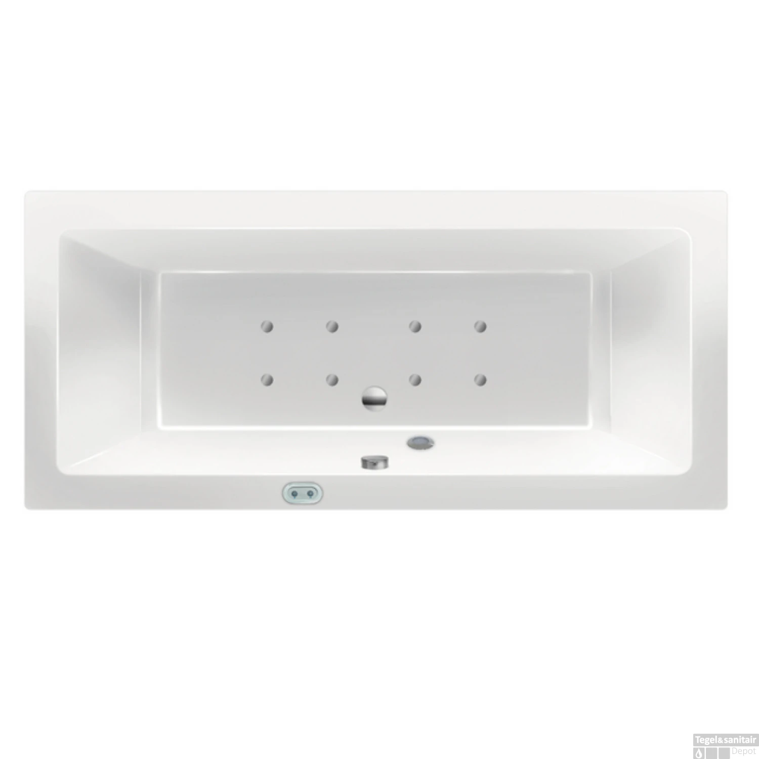 Whirlpool Boss & Wessing Dahlia Silent 2 190x90cm Enkel Systeem 2 Whirlpool Boss & Wessing Dahlia Silent 2 190x90cm Enkel Systeem - Afbeelding 2