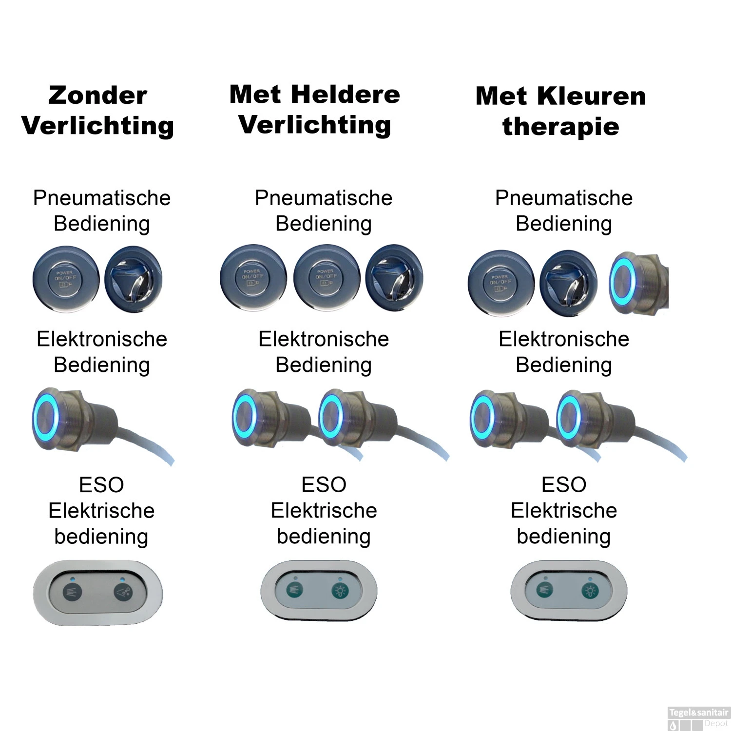 Whirlpool Boss & Wessing Dahlia 180x80 Cm Bodem Luchtsysteem 2 Whirlpool Boss & Wessing Dahlia 180x80 Cm Bodem Luchtsysteem - Afbeelding 2