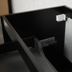 Badkamermeubelset Gliss Hermes 100 Cm Mat Zwart -Zalig Baden Verkoopwinkel detail foto hermers zwart 4 9