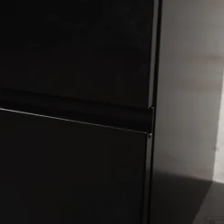 Badkamermeubelset Gliss Hermes 100 Cm Mat Zwart -Zalig Baden Verkoopwinkel detail foto hermers zwart 7 9