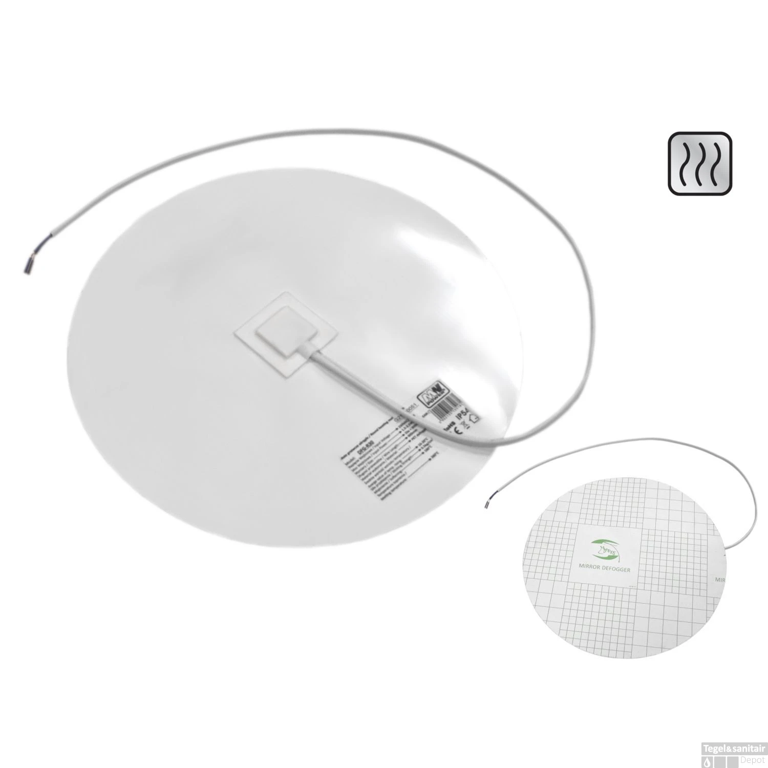 Spiegelverwarming Sanicare Zelfklevend 40cm Rechtstreeks Op Het Lichtnet Aan Te Sluiten 1 Spiegelverwarming Sanicare Zelfklevend 40cm Rechtstreeks Op Het Lichtnet Aan Te Sluiten