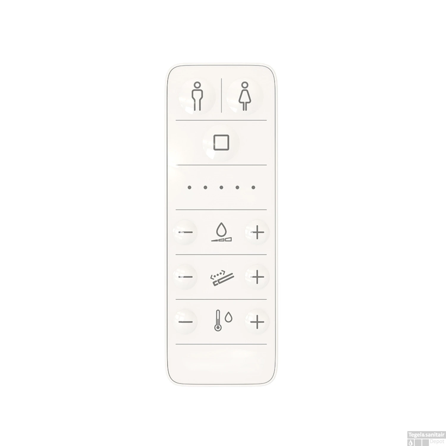 Douche WC Boss & Wessing Wand Inclusief Afstandsbediening Wit 2 Douche WC Boss & Wessing Wand Inclusief Afstandsbediening Wit - Afbeelding 2