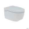 Douche WC Geberit AquaClean Mera Classic Met Geurafzuiging Warme Luchtdroging En Ladydouche Met Softclose En Deksel Wit