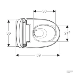 Douche WC Geberit AquaClean Mera Classic Met Geurafzuiging Warme Luchtdroging En Ladydouche Met Softclose En Deksel Wit 7 Douche WC Geberit AquaClean Mera Classic Met Geurafzuiging Warme Luchtdroging En Ladydouche Met Softclose En Deksel Wit -Zalig Baden Verkoopwinkel douche wc geberit mera classic alpien wit 146200211 tech1