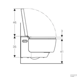 Douche WC Geberit AquaClean Mera Classic Met Geurafzuiging Warme Luchtdroging En Ladydouche Met Softclose En Deksel Wit 9 Douche WC Geberit AquaClean Mera Classic Met Geurafzuiging Warme Luchtdroging En Ladydouche Met Softclose En Deksel Wit -Zalig Baden Verkoopwinkel douche wc geberit mera classic alpien wit 146200211 tech3