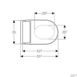 Douche WC Geberit AquaClean Tuma Classic Compleet Rimfree Glas Alpien Wit -Zalig Baden Verkoopwinkel douche wc geberit tuma classic tech1