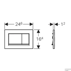 Drukplaat Geberit Sigma 30 DF Chroom 5 Drukplaat Geberit Sigma 30 DF Chroom -Zalig Baden Verkoopwinkel drukplaat geberit sigma 30 df chroom 115883kh1 tech