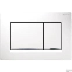 Drukplaat Geberit Sigma 30 DF Wit