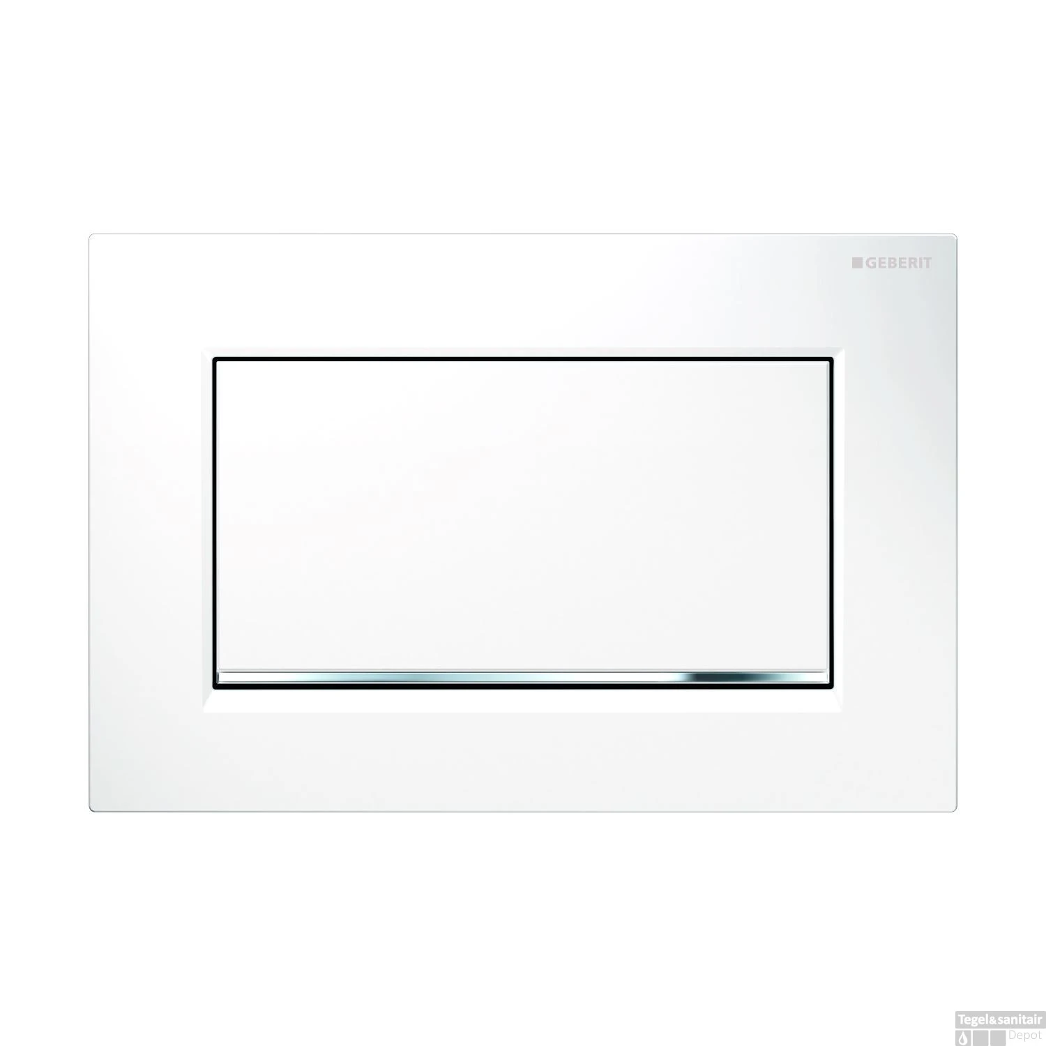 Drukplaat Geberit Sigma 30 SF Wit 1 Drukplaat Geberit Sigma 30 SF Wit