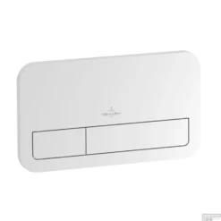 Villeroy & Boch Viconnect 2-knops Bedieningsplaat 25,3x14,5 Cm. Wit