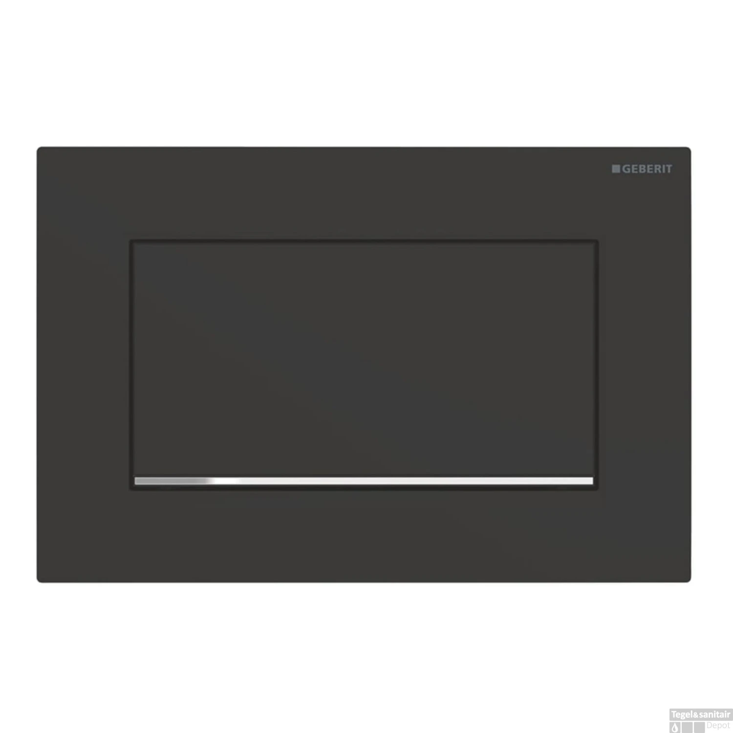 Drukplaat Geberit Sigma 30 SF Mat Zwart 1 Drukplaat Geberit Sigma 30 SF Mat Zwart