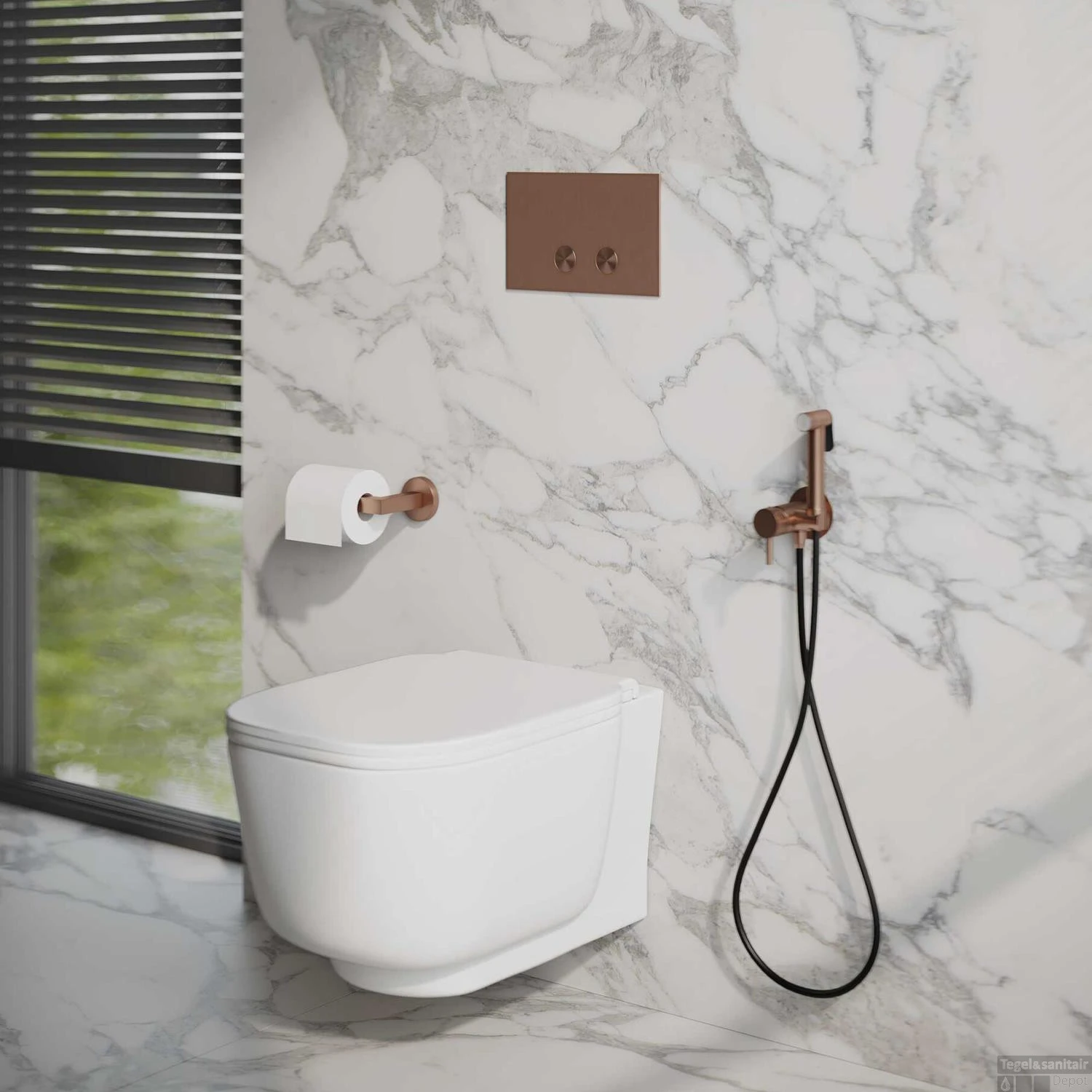 Drukplaat Inti Bath Press RVS 316 Tbv UP320/UP720/TECE Matt Copper 2 Drukplaat Inti Bath Press RVS 316 Tbv UP320/UP720/TECE Matt Copper - Afbeelding 2